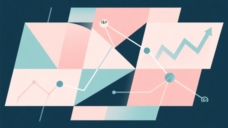 自动生成图片: Abstract geometric composition with overlapping shapes representing missed opportunities and connections, soft pastel colors, modern minimal style, professional sports analysis concept illustration high quality illustration, detailed, 16:9